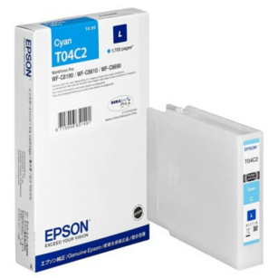 Epson oryginalny tusz T04C2 C13T04C240 cyan