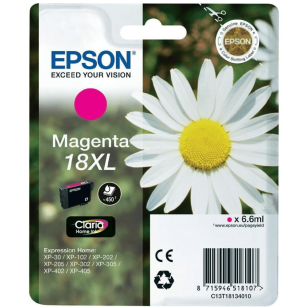 Epson oryginalny tusz 18XL T1813 C13T18134012 magenta