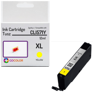 Tusz do CANON CLI571Y XL 0334C001 Yellow 100 % nowy zamiennik