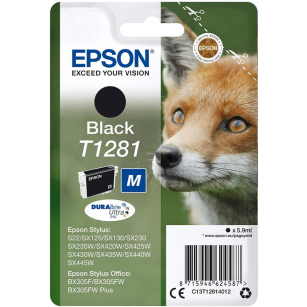 Epson oryginalny tusz T1281 C13T12814012 black