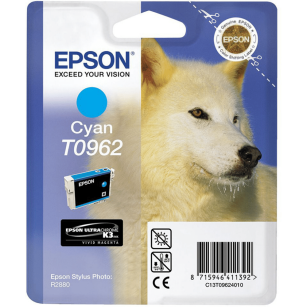 EOL Epson oryginalny tusz T0962 C13T09624010 cyan