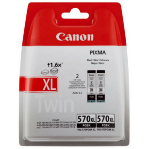 Canon oryginalny tusz PGI570PGBK XL 0318C007 black 2-pak