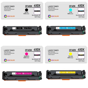 4 X Toner do HP CF410X CF411X CF412X CF413X 410X Zamiennik