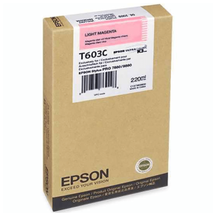 Epson oryginalny tusz T603C C13T603C00 light magenta