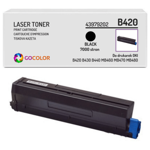 Toner do OKI B420 B430 B440 MB460 MB470 MB480 d, dn, w, 43979202 zamiennik