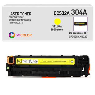 Toner do HP CC532A 304A CP2025 CM2320 Yellow Zamiennik