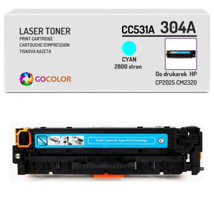 Toner do HP CC531A 304A CP2025 CM2320 Cyan Zamiennik