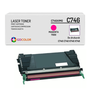 Toner do LEXMARK C746 X746 XS748 C746A1MG C746A2MG X746A1MG X746A2MG 24B5805 24B5702 024B5702 0024B5702 Magenta Zamiennik