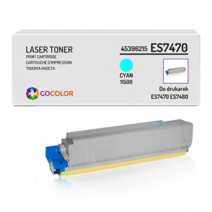 Toner do OKI ES7470 ES7480 45396215 Cyan Zamiennik