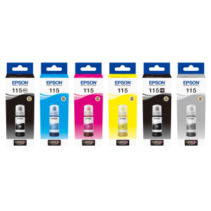 Epson oryginalny tusz 115 T07C T07D 6-pak cyan / magenta / yellow / black / photo black / grey