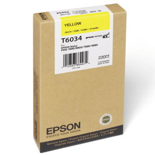 Epson oryginalny tusz T6034 C13T603400 yellow