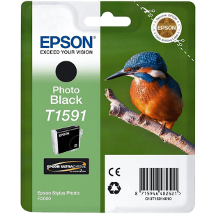 Epson oryginalny tusz T1591 C13T15914010 photo black