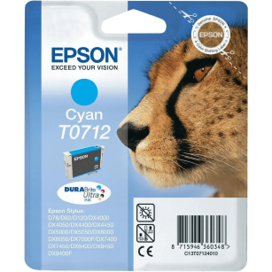 Epson oryginalny tusz T0712 C13T07124012 cyan