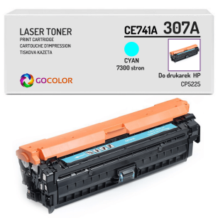 Toner do HP CE741A 307A CP5225 Cyan Zamiennik