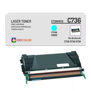 Toner do LEXMARK C736 C736H1CG C736H2CG Cyan Zamiennik