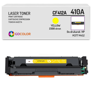 Toner do HP CF412A 410A M377 M452 Yellow Zamiennik