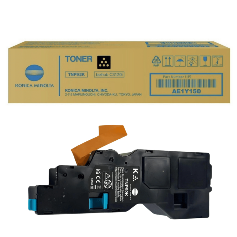 Konica Minolta oryginalny toner TNP92K AE1Y150 BIZHUB C3120i black 6.0K