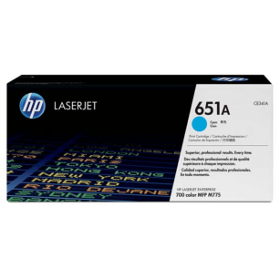 HP oryginalny toner CE341A cyan 651A