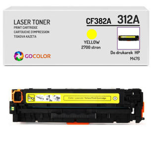 Toner do HP CF382A 312A M476 Yellow Zamiennik