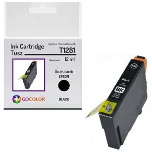 Tusz do EPSON T1281 Black Zamiennik