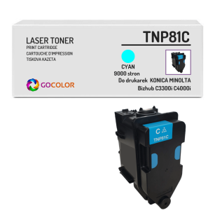 Toner do MINOLTA TNP81C AAJW451 AAJW4D2 Bizhub C3300i C4000i Cyan Zamiennik