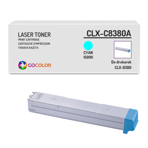 EOL Toner do SAMSUNG CLX8380 CLXC8380A Cyan Zamiennik