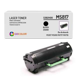 Toner do Lexmark MS817 MS818 MX717 MX718 53B2H00 63B2H00 Zamiennik