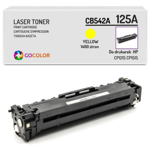 Toner do HP CB542A 125A CP1215 Yellow Zamiennik