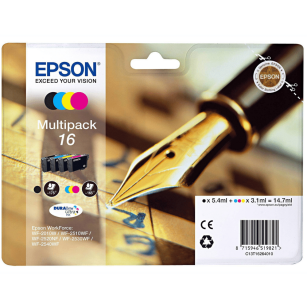 Epson oryginalny tusz 16 T1626 C13T16264012 cyan / magenta / yellow / black