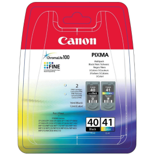 Canon oryginalny tusz PG40 CL41 0615B043 black + color 2-pak