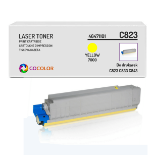 Toner do OKI C823 C833 C843 46471101 Yellow Zamiennik