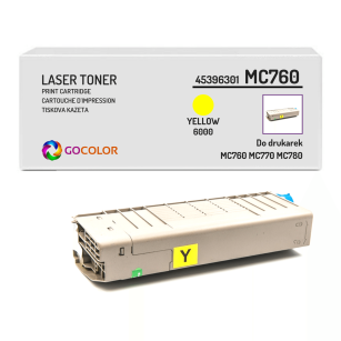 Toner do OKI MC760 MC770 MC780 45396301 Yellow Zamiennik