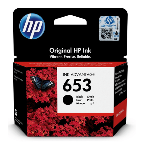 HP oryginalny Tusz 3YM75AE 653 black 