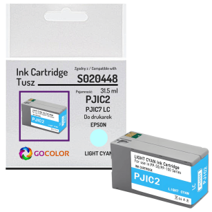 Tusz do EPSON PJIC2 S020448 PJIC7LC PP-100 PP-50 Light Cyan Zamiennik 31.5 ml