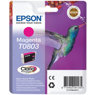 Epson oryginalny tusz T0803 C13T08034011 magenta