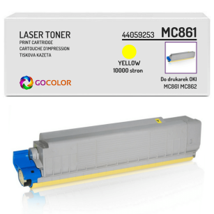 Toner do OKI MC861 MC862 dn, cdtn, cdxn, 44059253 Yellow zamiennik