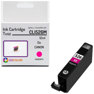 Tusz do CANON CLI526M 4542B001 Magenta 100 % nowy zamiennik