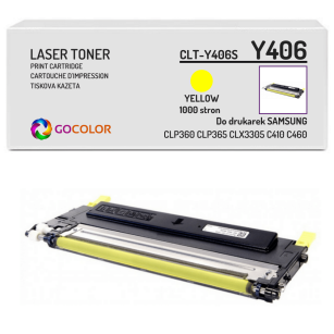 Toner do SAMSUNG CLP360 CLX3305 CLTY406S Yellow Zamiennik