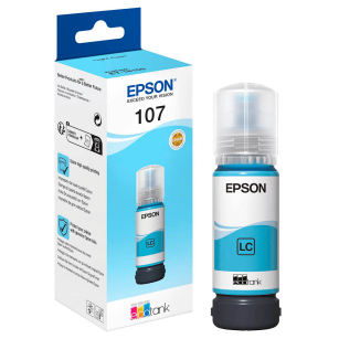 Epson oryginalny tusz 107 T09B5 C13T09B540 EcoTank ET18100 light cyan 70ml