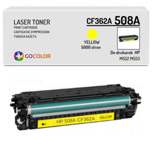 Toner do HP CF362A 508A M552 M553 Yellow Zamiennik