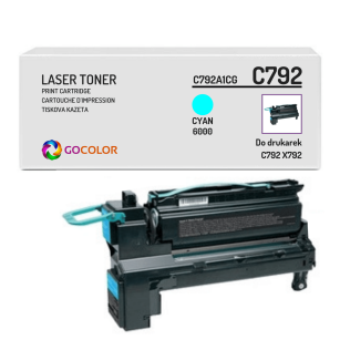 Toner do LEXMARK C792 X792 C792A1CG Cyan Zamiennik