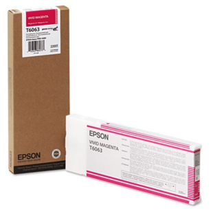 Epson oryginalny tusz T6063 C13T606300 vivid magenta