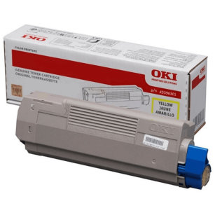 OKI oryginalny toner MC760 MC770 MC780 dn, dnf, fax 45396301 yellow