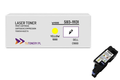 Toner do DELL C1660 59311131 Yellow Zamiennik