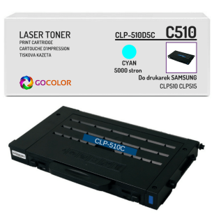 EOL Toner do SAMSUNG CLP510 CLP515 CLP510D5C Cyan Zamiennik