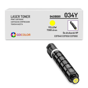 Toner do CANON 034Y 9451B001 Yellow Zamiennik