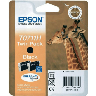 Epson oryginalny tusz T07114H C13T07114H10 black 2 sztuki