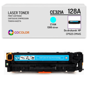 Toner do HP CE321A 128A CP1525 CM1415 Cyan Zamiennik