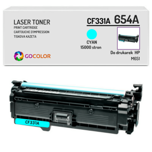 Toner do HP CF331A 654A M651 Cyan Zamiennik