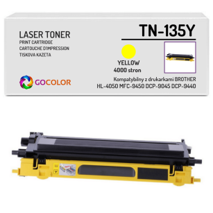 Toner do BROTHER TN135Y Yellow Zamiennik